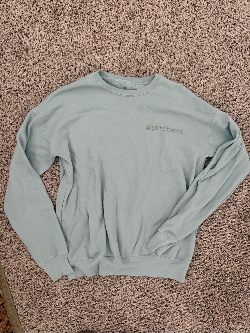 Pure Barre Women's Crewneck Sweatshirt in Light Sage Green⭐️ Used - like new ⭐️